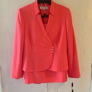 Tahari Tangerine Suit- NEW